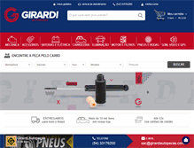 Tablet Screenshot of girardiautopecas.com.br